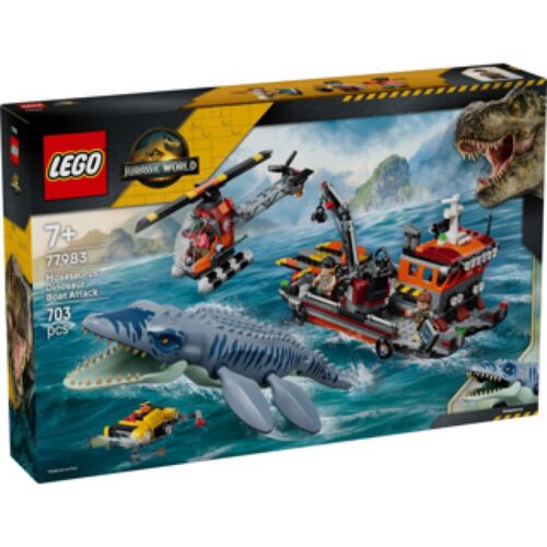 LEGO 77983 Jurassic World Mosasaurus Bootaanval