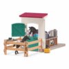 Schleich 42611 Horse Box with mare and foal