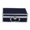 Casuelle Aluminium Koffer Blauw Zwart Glitter