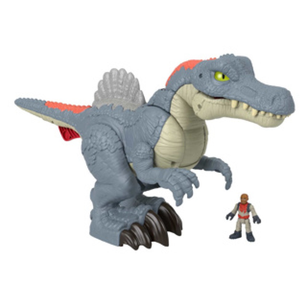 Jurassic World Imaginext Ultra Snap Spinosaurus Met Licht En Geluid - Afbeelding 2