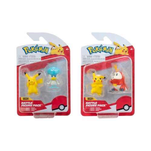 Pokémon  Battle Figuren 2 Pack 3 Assorti (assortiment – willekeurige uitvoering)