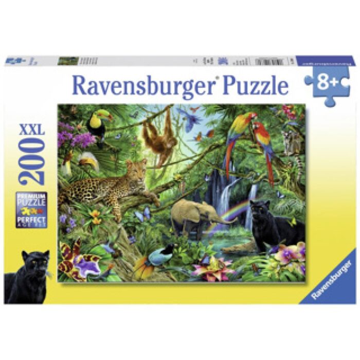 Ravensburger Puzzel Dieren In De Jungle  200 Stukjes XXL