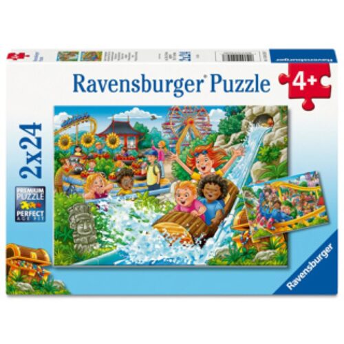 Ravensburger puzzel pretpark 2x24 stukjes