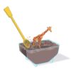 Clementoni wild Terrarium giraffe