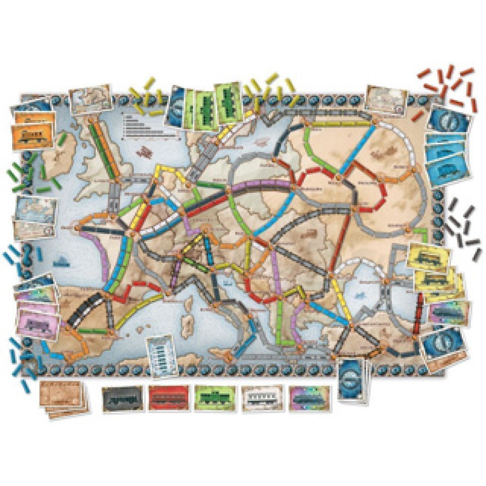 Ticket To Ride Europe - Bordspel - Afbeelding 2