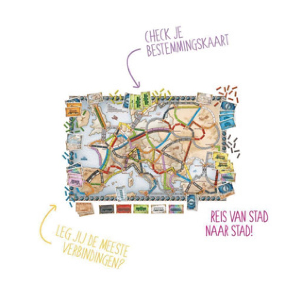 Ticket To Ride Europe - Bordspel - Afbeelding 3