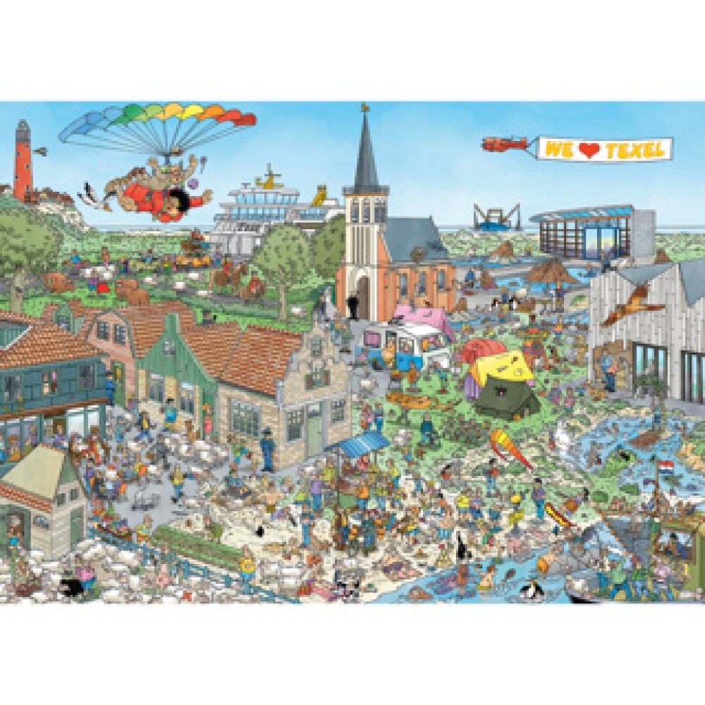 Puzzel Jvh Rondje Texel (1000) - Afbeelding 2