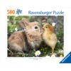 Ravensburger puzzel konijn en kuiken  500 stukjes