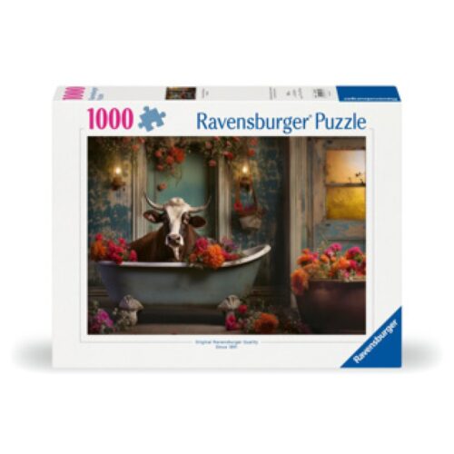 Ravensburger puzzel koe in de badkuip 1000 stukjes