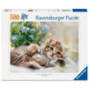 Ravensburger puzzel schattige kitten 500 stukjes