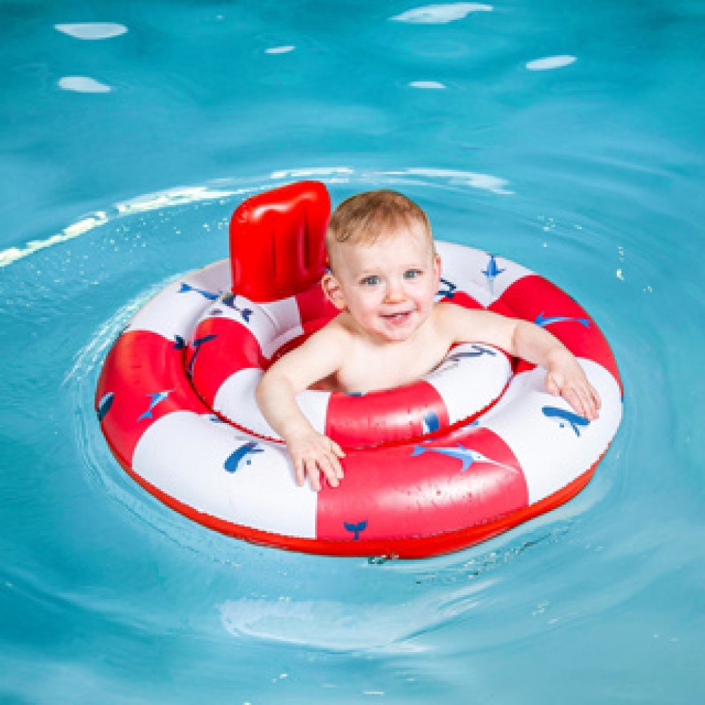 Swim Essentials baby float ocean stripes 69cm 0-1 jaar - Afbeelding 2