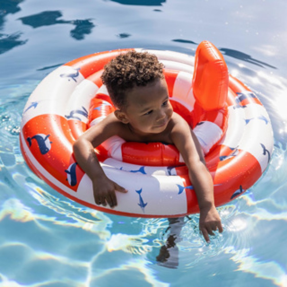 Swim Essentials baby float ocean stripes 69cm 0-1 jaar - Afbeelding 4