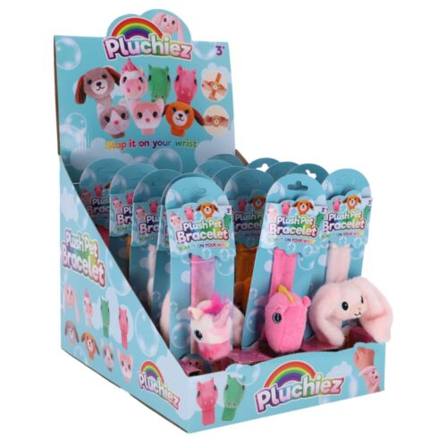 Pluchiez klap armbandje 8 assorti (assortiment – willekeurige uitvoering)