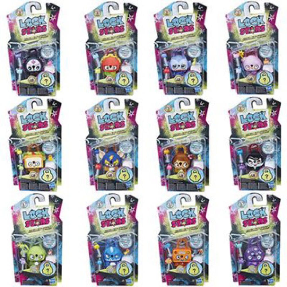 Sleutelhanger Lock Stars basic assorti