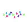 Unicorn Kruipende sticky raamlopers 12 stuks