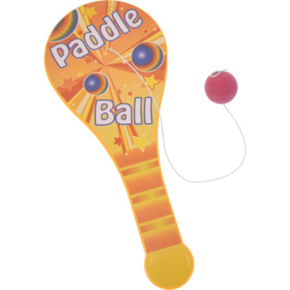 Paddle bat bal spel 25cm 2 assorti - Afbeelding 2