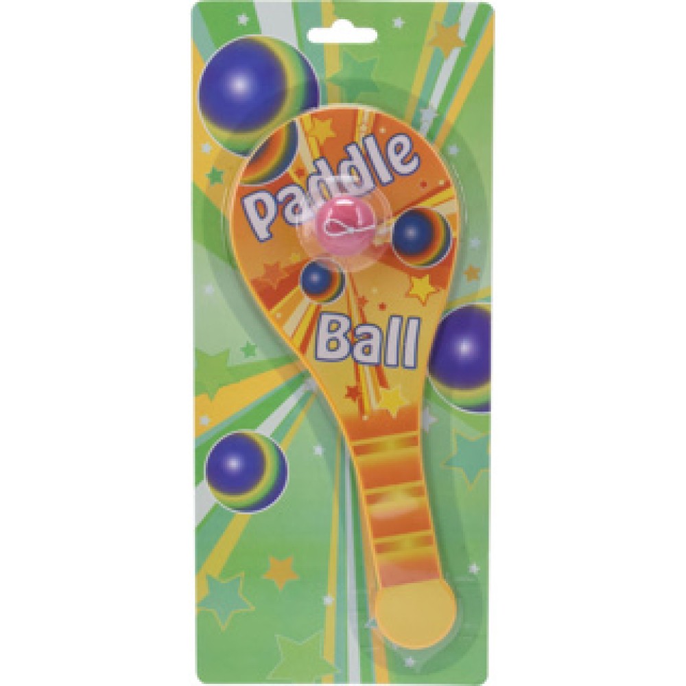 Paddle bat bal spel 25cm 2 assorti - Afbeelding 4