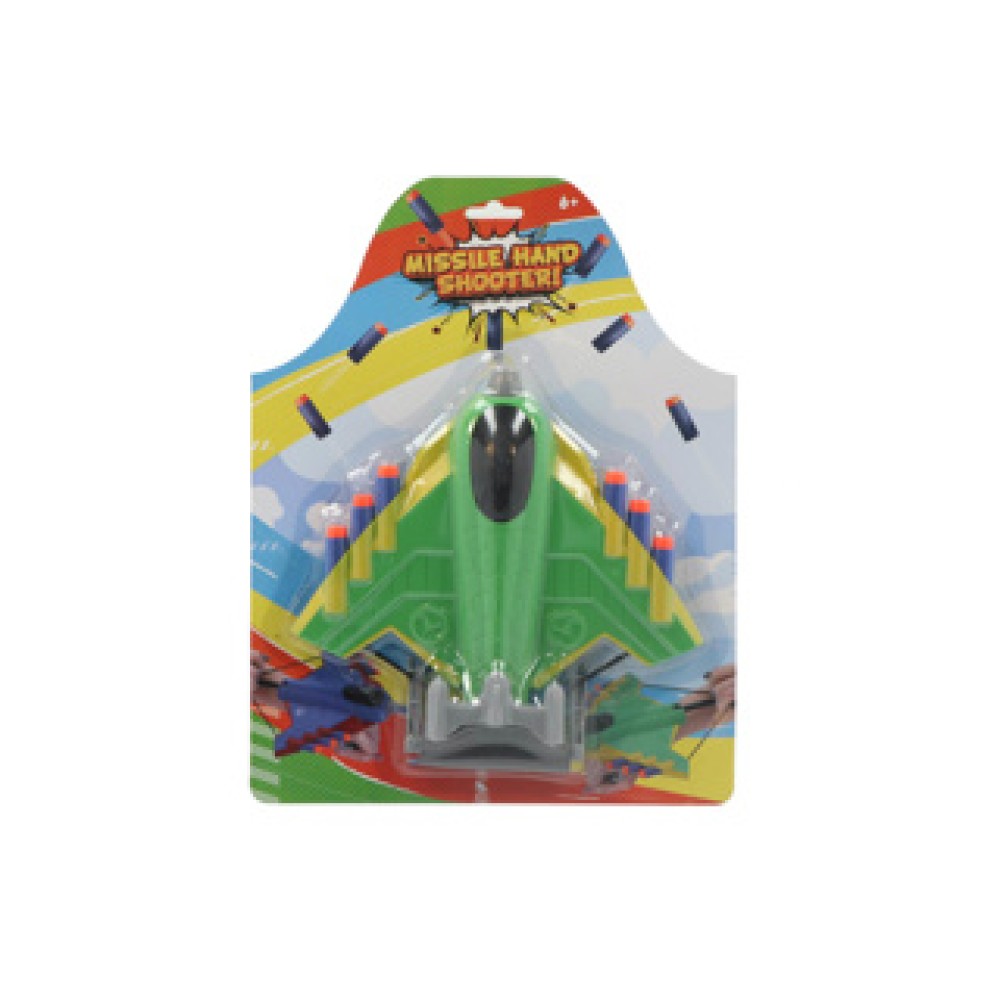 Afschietvliegtuig met foam pijltjes 3 assorti - Afbeelding 2