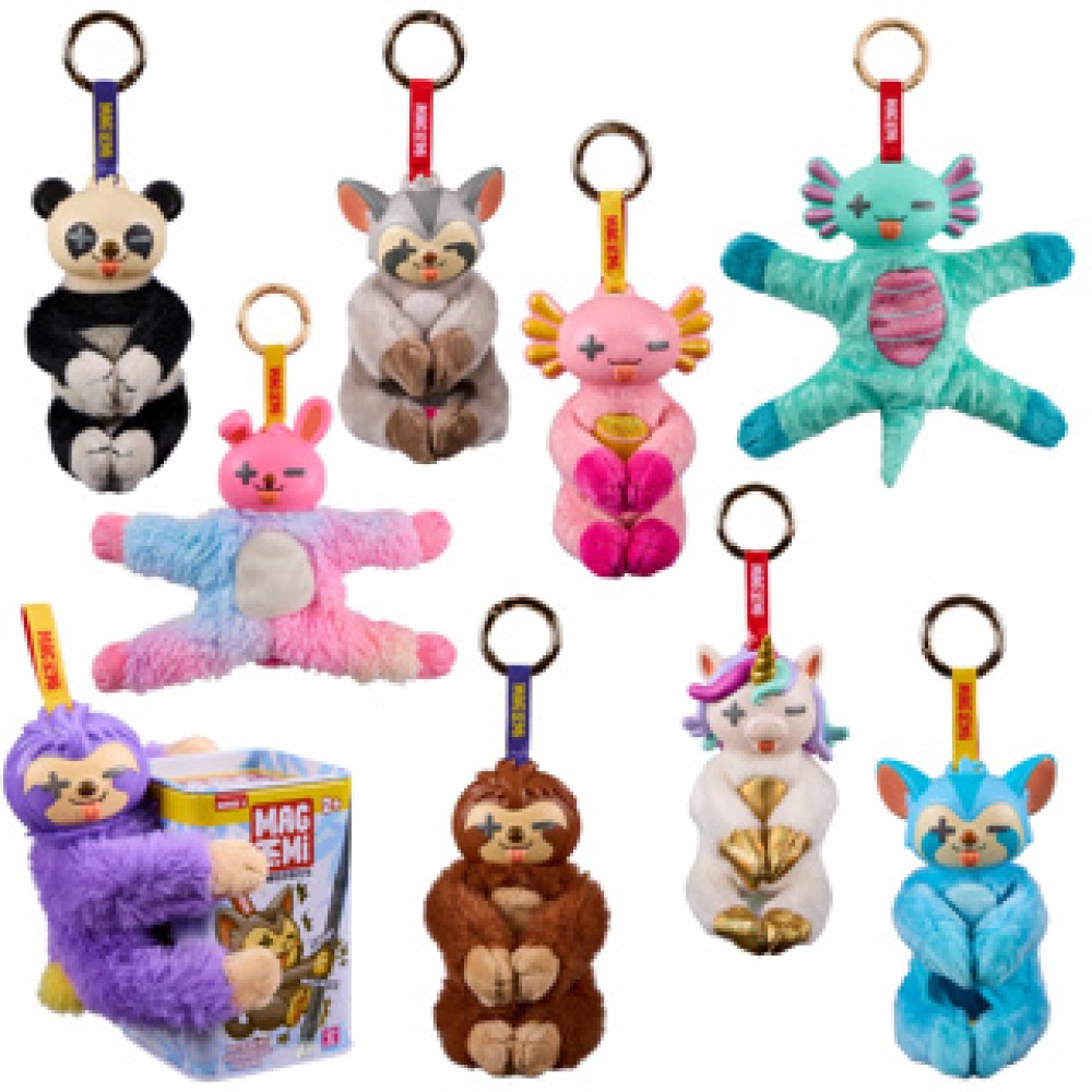 Mag Mi Mi magnetische pluche knijpfiguur sleutelhanger blind box - Afbeelding 2
