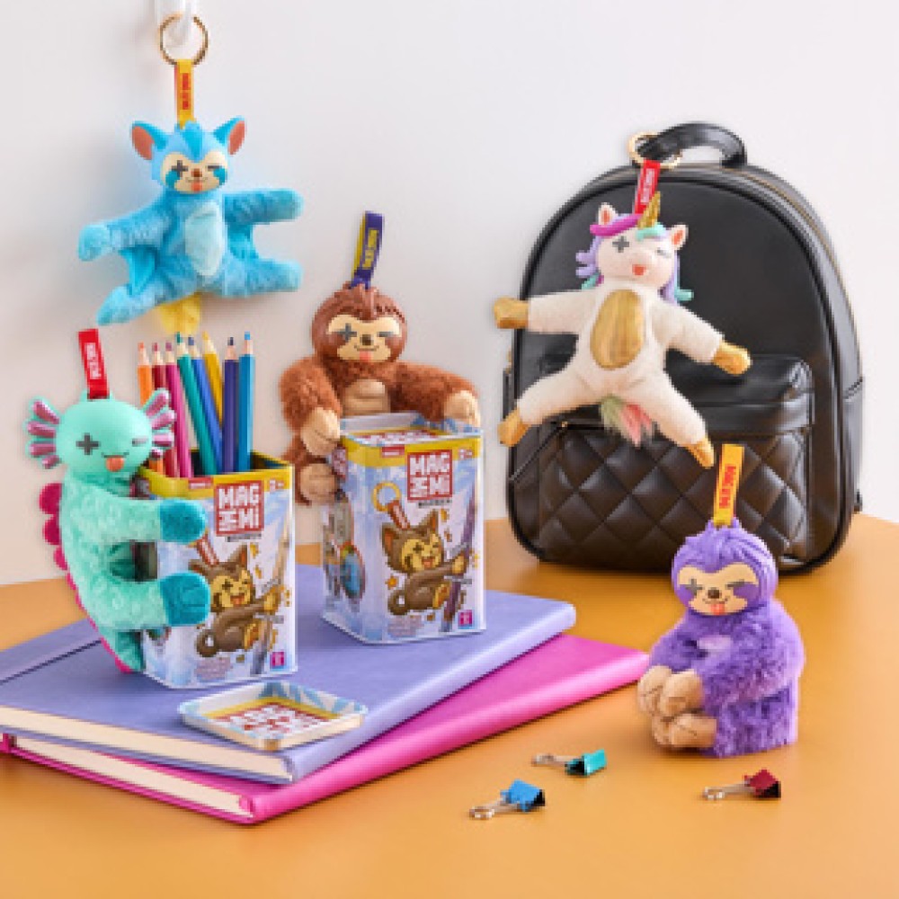 Mag Mi Mi magnetische pluche knijpfiguur sleutelhanger blind box - Afbeelding 4