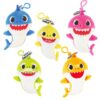 Babyshark Pluche Sleutelhanger Assorti (assortiment – willekeurige uitvoering)