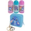 Stitch lipbalsem 3 stuks tasje en sleutelhanger