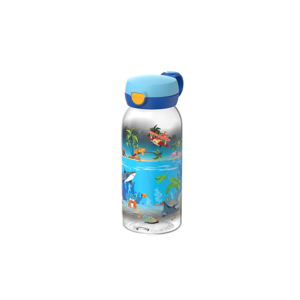 Drinkfles Flipdop Campus 600 ML Tropical Ocean
