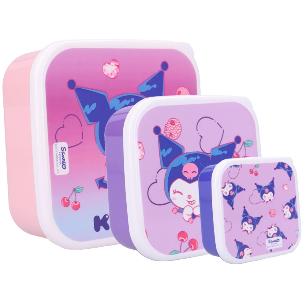 Snackbox (3in1) Kuromi Fresh Bites