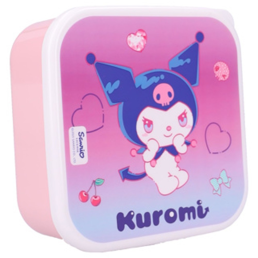 Snackbox (3in1) Kuromi Fresh Bites - Afbeelding 2