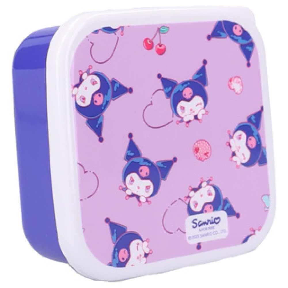 Snackbox (3in1) Kuromi Fresh Bites - Afbeelding 4