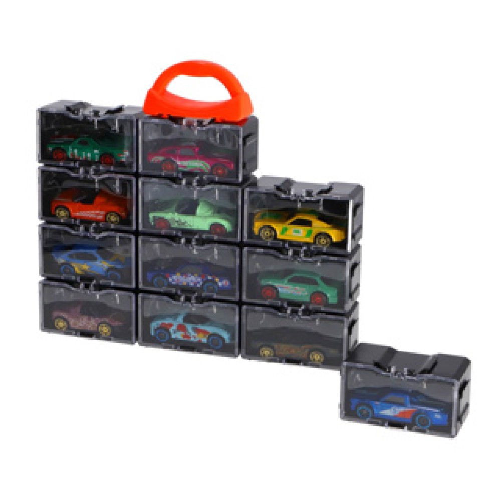 Rapid Wheels opbergbox met 2 diecast freewheel auto's - Afbeelding 2