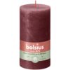 Bolsius Stompkaars Rustiek donker rood 130x68 mm