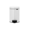 Brabantia pedaalemmer Newicon 3L wit