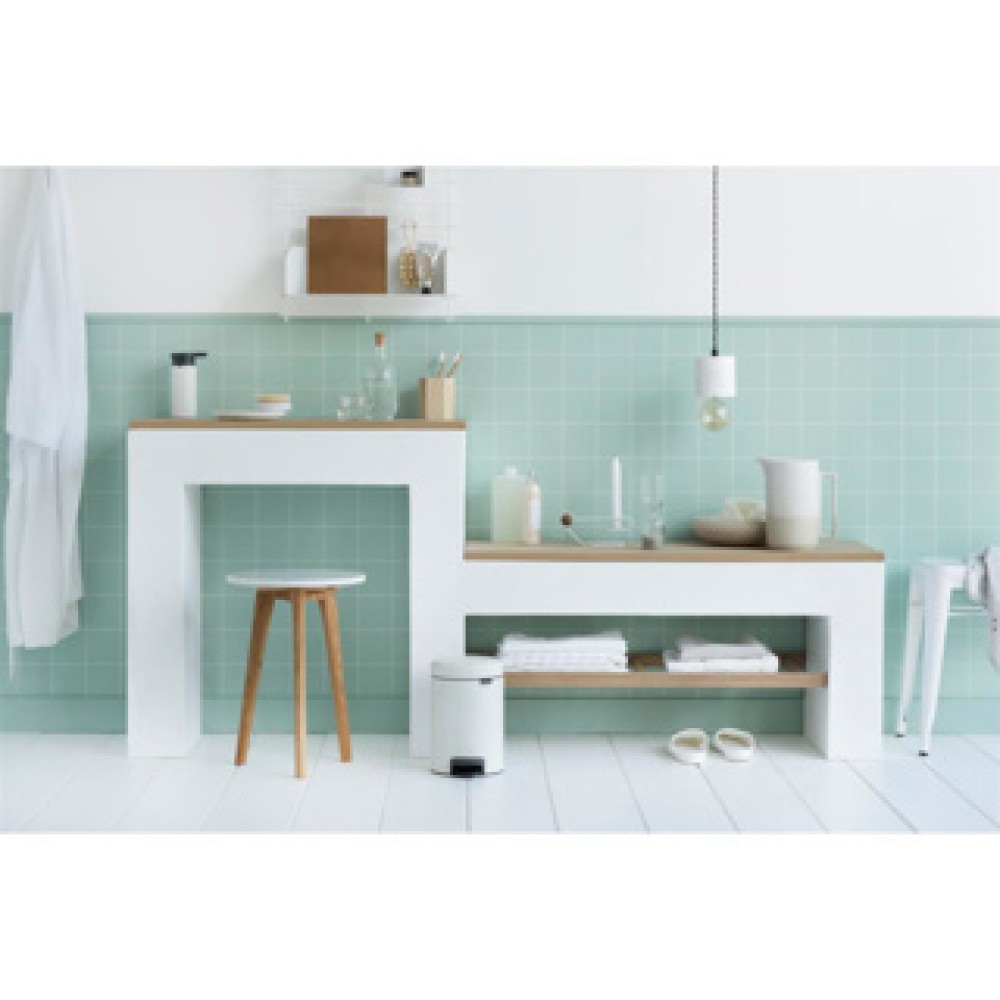 Brabantia pedaalemmer Newicon 3L wit - Afbeelding 4