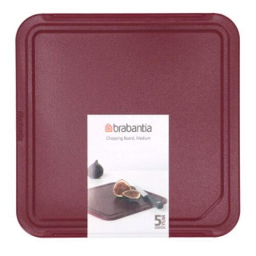 Brabantia snijplank medium Tasty+ aubergine rood