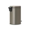 Brabantia pedaalemmer Newicon 12L platinum