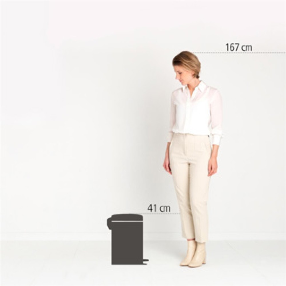Brabantia pedaalemmer Newicon 12L platinum - Afbeelding 3