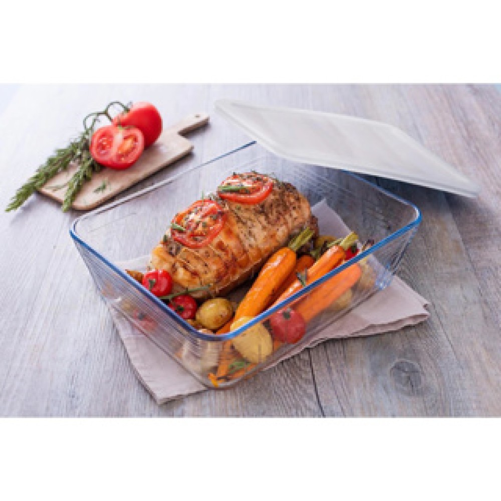 Pyrex Cook & Freeze Schaal Rechthoek 1,5L met Vershouddeksel - Afbeelding 3