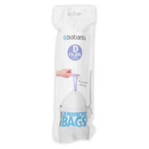 Brabantia afvalzakken PerfectFit D 15-20L 20 stuks