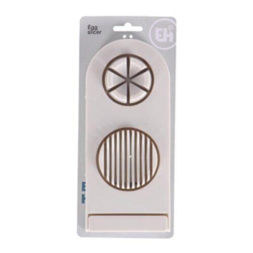 Excellent Houseware dubbele eiersnijder 4 assorti (assortiment – willekeurige uitvoering)