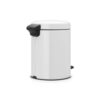 Brabantia Pedaalemmer Newicon 5L wit