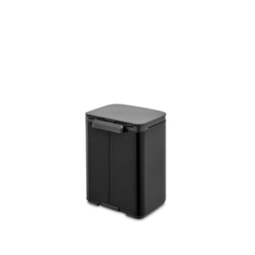 Brabantia Bo Afvalemmer, 4L - Matt Black