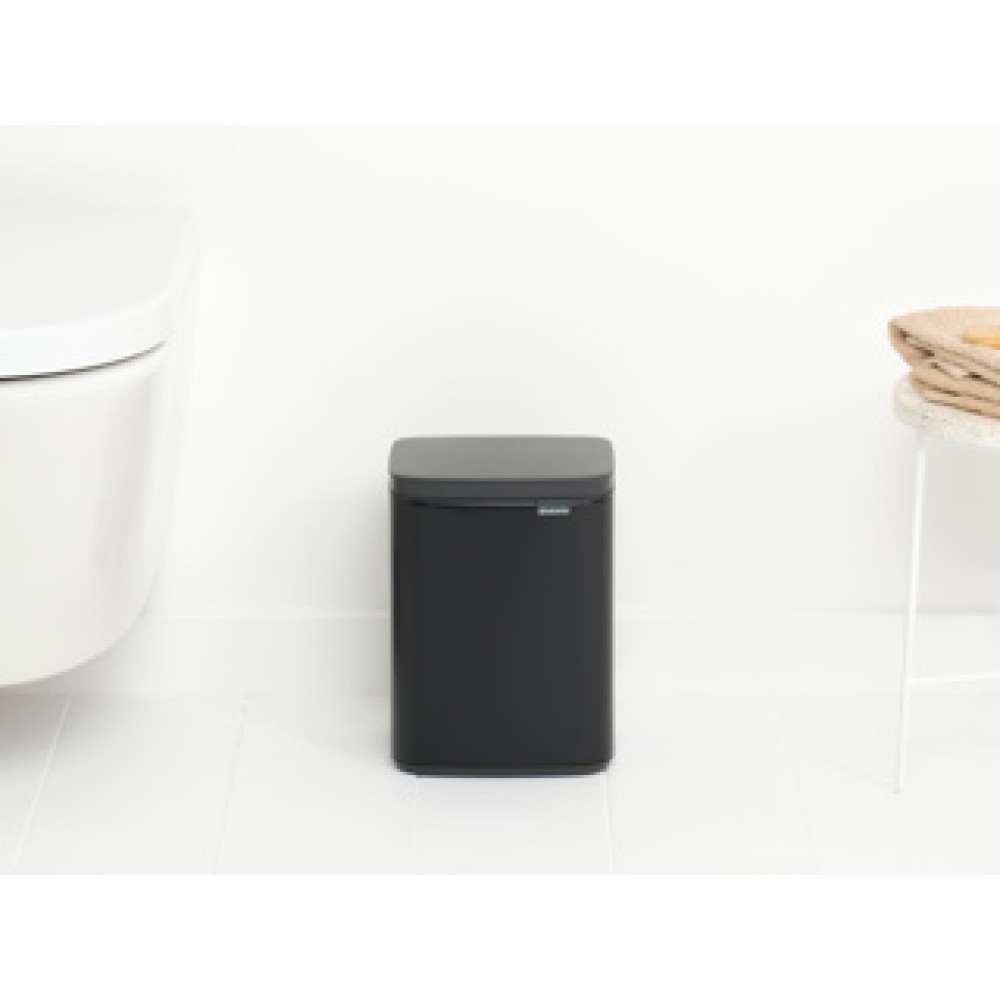 Brabantia Bo Afvalemmer, 4L - Matt Black - Afbeelding 4