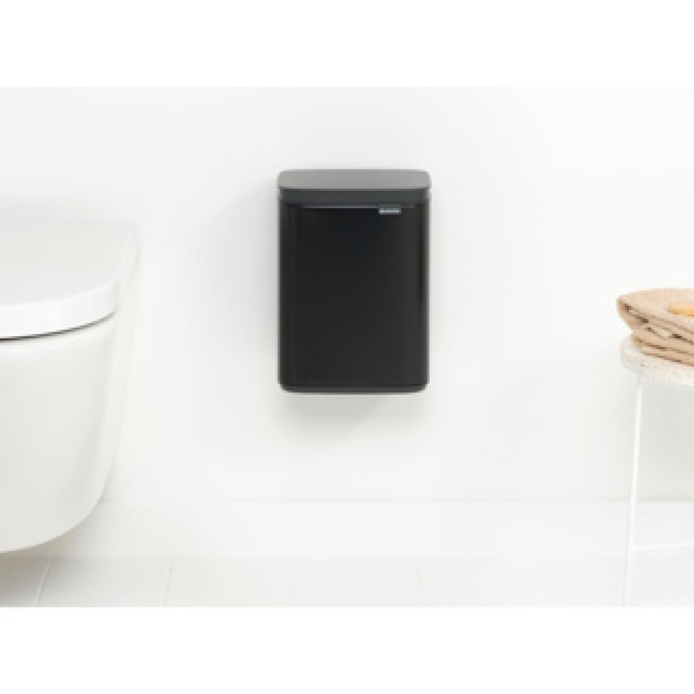 Brabantia Bo Afvalemmer, 4L - Matt Black - Afbeelding 5