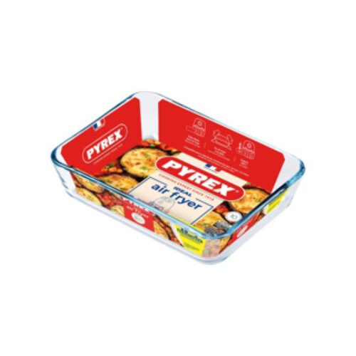 Pyrex airfryer ovenschaal 19x14x5 cm rechthoek