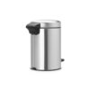 Brabantia NewIcon Pedaalemmer, 3L - Matt Steel