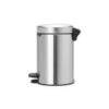 Brabantia NewIcon Pedaalemmer, 3L - Matt Steel