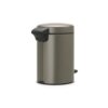 Brabantia Pedaalemmer Newicon 3L platinum