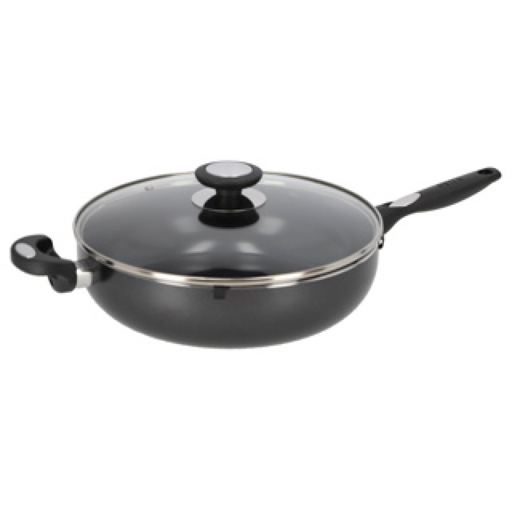 Beka pro induc hapjespan met glazen deksel 28 cm - Afbeelding 3