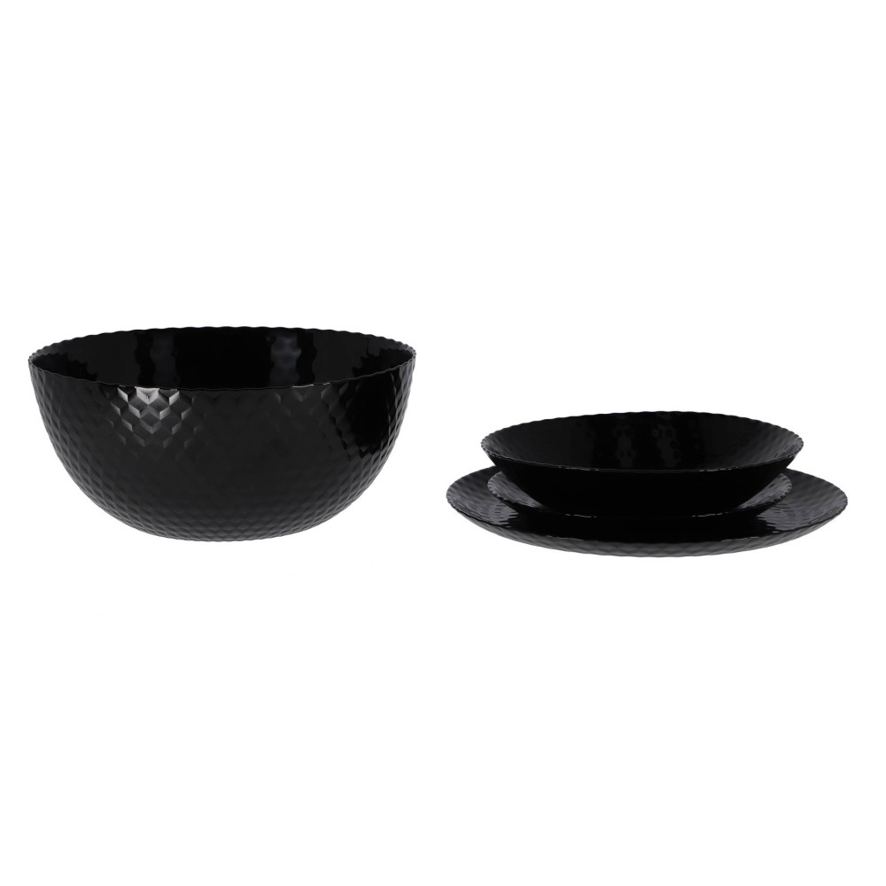 Diep bord d20 cm pampille zwart - Afbeelding 5